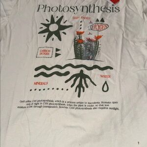 Old Navy White Photosynthesis Tee